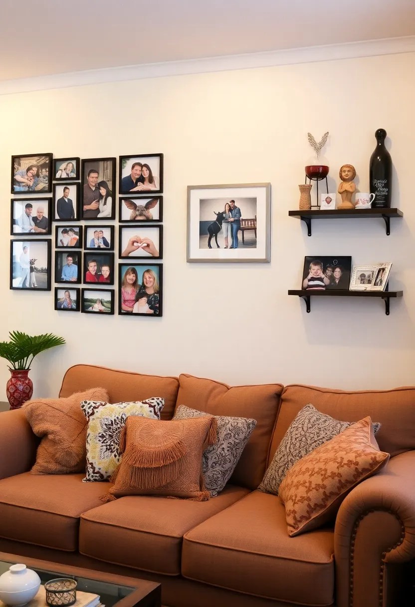 21 Cozy Aesthetic Living Room Ideas to Transform Your Space (Don't Miss #7!) - 11. Personal Touches